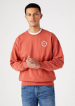 Męska bluza WRANGLER GOOD TIMES CREW RED W6H4H1R11