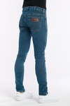 Męskie spodnie jeansowe rurki WRANGLER BRYSON GREEN FUEL W14XX575C