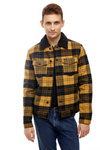 Męska kurtka przejściowa WRANGLER WOOL SHERPA SPRUCE YELLOW W4D2SGY11