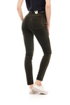 Damskie spodnie rurki LEE IVY DARK GREEN L32EMI61