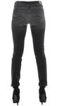 Damskie spodnie jeansowe slim LEE ELLY BLACK RIP L305JBFZ