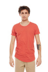Męski t-shirt LEE ELONGATED WASHED RED L62JEPQM