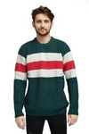 Męski sweter WRANGLER CHUNKY KNIT PINE W8A7PCG01