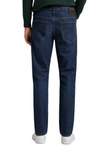 Męskie spodnie jeansowe proste LEE DAREN ZIP DARK BLUEGRASS L707KNUK