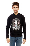 Męska bluza WRANGLER SEASONAL CREW FADED BLACK W6D9HMXV6