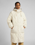 Damska kurtka puchowa LEE LONG PUFFER ECRU L55KEVDN