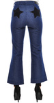 Damskie jeansy dzwony WRANGLER CROP STAR FLARE INDIGO STAR W218GC070