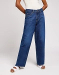 Damskie jeansy proste LEE RIDER CLASSIC JEANS BLUE NOSTALGIA 112341356