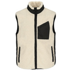 Męska kamizelka LEE SHERPA GILET OFF WHITE L87VVFMK