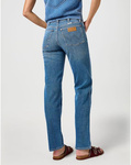 Damskie jeansy proste WRANGLER SUNSET DAZZLING BLUE 112362646