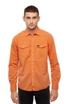 Męska koszula WRANGLER WESTERN SHIRT APRICOT ORANGE W5965MVT2