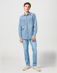 Męska koszula jeansowa WRANGLER WESTERN SHIRT VINTAGE LIGHT 112362376