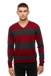 Męski sweter LEE V-NECK KNIT BIKING RED L681OX96