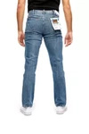 Męskie jeansy proste WRANGLER TEXAS AUTHENTIC INDIGO W1215915Q