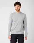 Męski sweter WRANGLER CREW KNIT MID GREY MEL W8M0QLX37