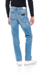 Męskie spodnie jeansowe zwężane WRANGLER TEXAS TAPER BLUE FEVER W12TQ892R