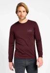 Męski t-shirt LEE LS MED WOBLLY LEE VELVET BEET 112355593