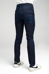 Męskie spodnie jeansowe zwężane LEE LUKE SLIM TAPERED SHREWD BLUE L719KIRQ
