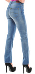 Damskie spodnie jeansowe proste LEE MARION STRAIGHT L301OGNG