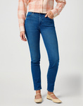 Damskie jeansy slim WRANGLER SLIM SERENE STORM 112362592