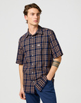 WRANGLER SS 1 PKT SHIRT RAW UMBER INDIGO 112362734
