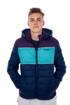 Męska kurtka puchowa WRANGLER 3COL PUFFER JKT NAVY W4729WM35