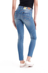 Damskie spodnie jeansowe rurki LEE SCARLETT PATCHED BANDANA L526DOJU