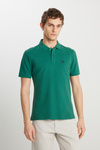 Męskie polo WRANGLER SS POLO TEE GREEN 112388632