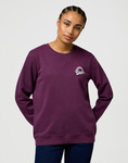 WRANGLER REGULAR SWEAT ITALIAN PLUM 112370774