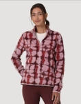 Damska bluza WRANGLER FULL ZIP FLEECE JKT LILAC SHIBORI WA6GHC17E