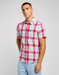Męska koszula jeansowa LEE SS LEESURE SHIRT GARNET 112349346