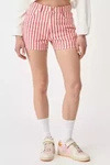 Damskie spodenki jeansowe WRANGLER HIGH RISE SHORT RASPBERRY W25JXW46Z