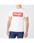 Męski t-shirt WRANGLER LOGO TEE OFF WHITE 112142862 W7MSD3737