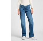 Damskie spodnie jeansowe proste LEE ZOE JUST BLAZE 112370884