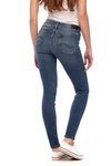 Damskie spodnie jeansowe rurki LEE SCARLETT NIGHTFALL L526KSNF