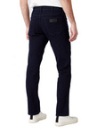Męskie jeansy proste WRANGLER GREENSBORO BLACK BACK W15QQC77D