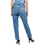 Damskie spodnie jeansowe proste WRANGLER MOM MORTICIA W24668Z23