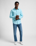 Męska koszula LEE PATCH SHIRT PREPPY BLUE 112349050