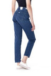 Damskie spodnie jeansowe proste LEE MOM STRAIGHT CANDY CANE L32IEJBQ