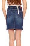 Damska spódnica WRANGLER SKIRT BLUE VIEW W26HC251K