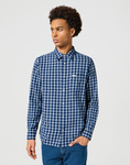 Męska koszula WRANGLER 1PKT SHIRT BLACK IRIS 112356771
