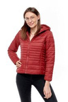 Damska kurtka przejściowa WRANGLER PUFFER JACKET CORDOVAN RED W4Z0XWXBN