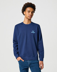 WRANGLER SMALL LOGO CREW NAVY 112355064