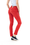 Damskie spodnie jeansowe rurki LEE SCARLETT RED L526BGQR