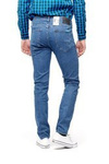 Męskie spodnie jeansowe zwężane LEE LUKE DARK BLUE L719LSOL