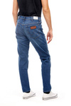 Męskie spodnie jeansowe zwężane WRANGLER TEXAS TAPER HARD EDGE W12TJX246