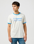 Męski t-shirt WRANGLER RINGER TEE VINTAGE WHITE 112362795