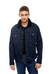 Męska katana ocieplana WRANGLER SHERPA JACKET JAVLIN BLUE W423P2510