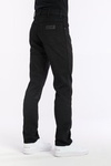 Męskie jeansy zwężane WRANGLER TEXAS SLIM BLACK GLASS W12SZ368Q