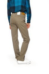 Męskie spodnie proste WRANGLER ARIZONA DUSTY OLIVE W12OXB275